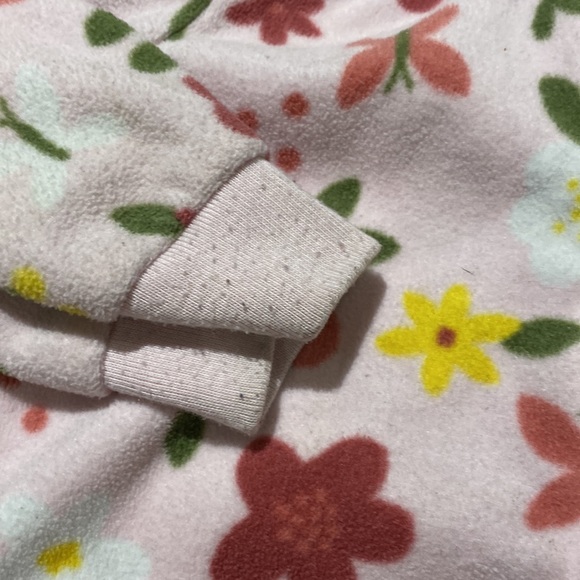 Floral Fleece Romper - Picture 4 of 4